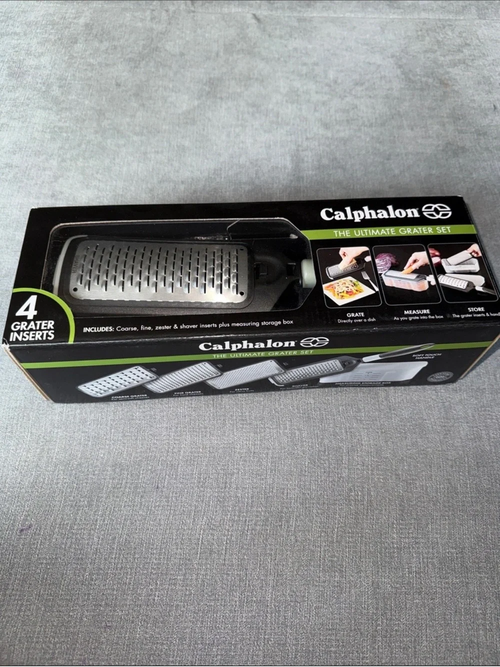Calphalon Ultimate Grater Set - Coarse, Fine, Zester, & Shave